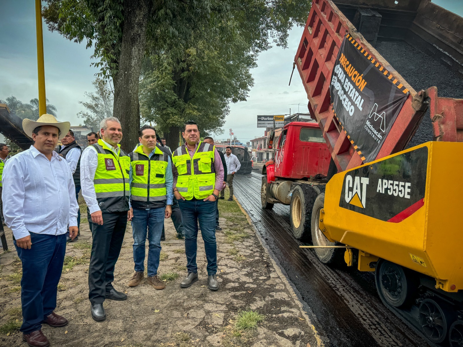 Arranca Bedolla rehabilitación del paseo Lázaro Cárdenas en Uruapan
